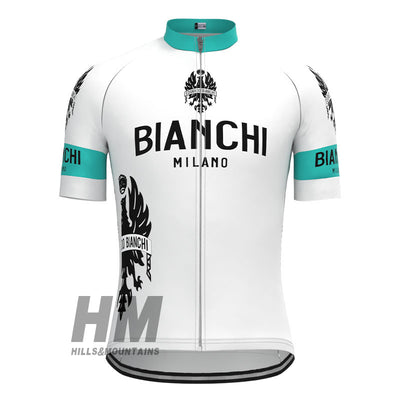 Bianchi Milano Retro Top Short Sleeve White